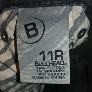 Black size 11 Bullhead extreme skinny